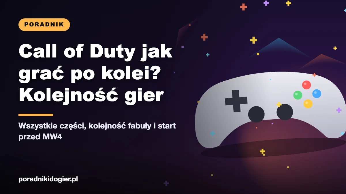 Okładka poradnika Call of Duty: jak grać po kolei – kolejność części Modern Warfare i Black Ops