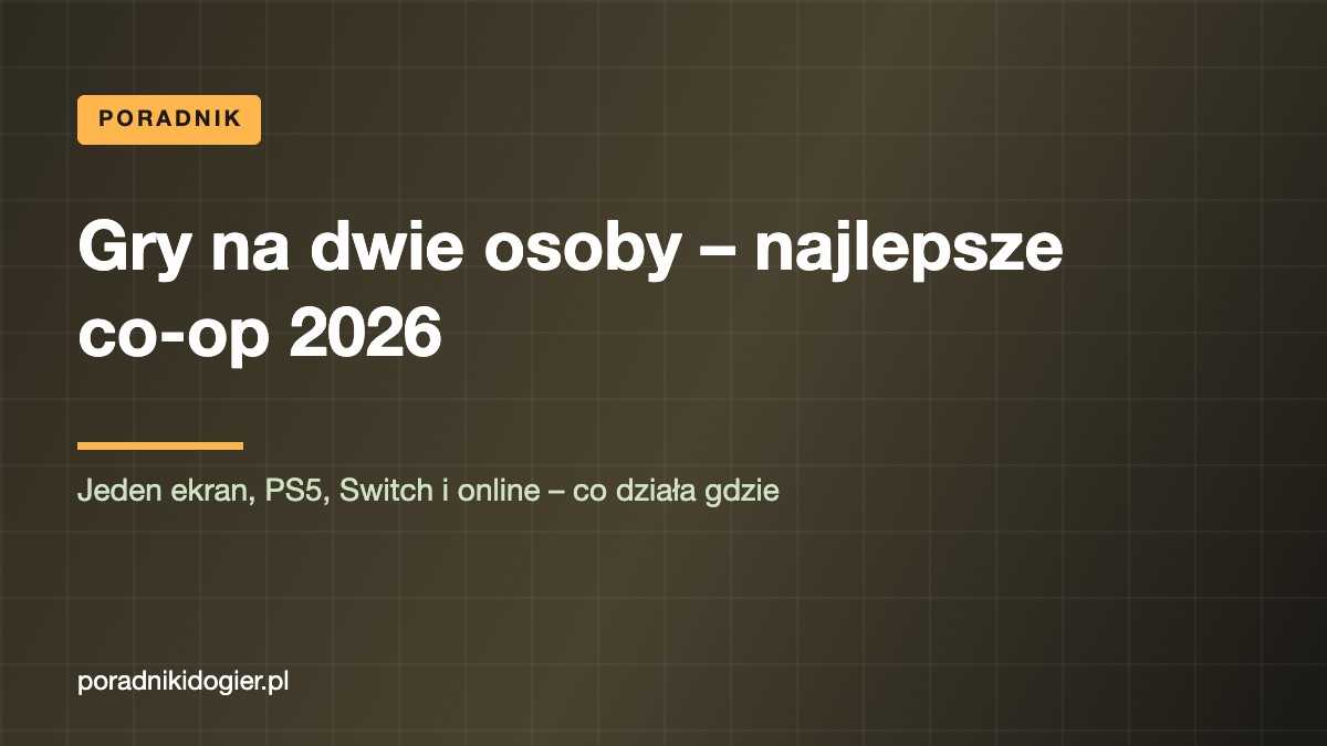 Okładka zestawienia najlepszych gier na dwie osoby w 2026 roku