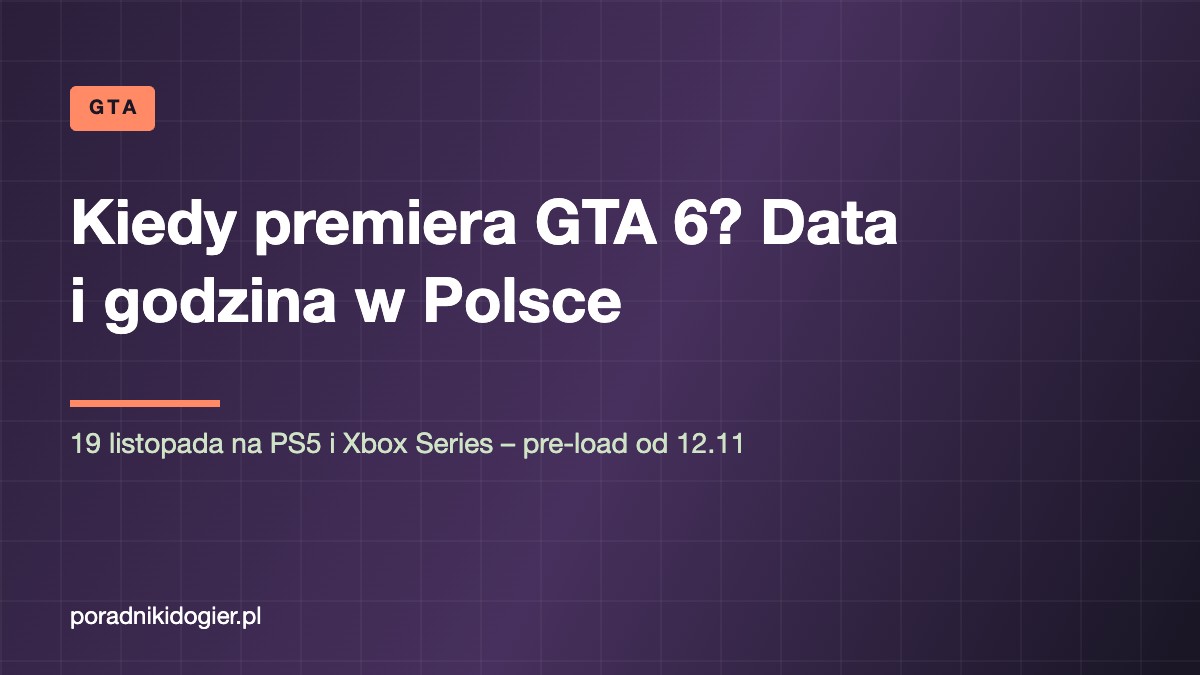 Okładka artykułu o dacie premiery GTA 6 w Polsce