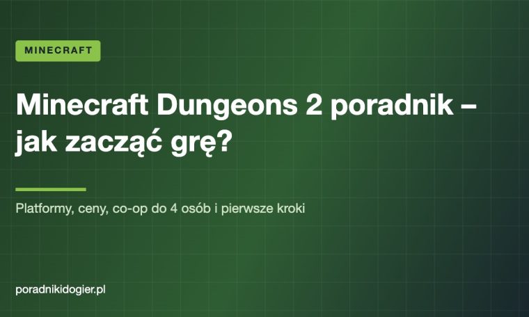 Okładka poradnika Minecraft Dungeons II dla początkujących