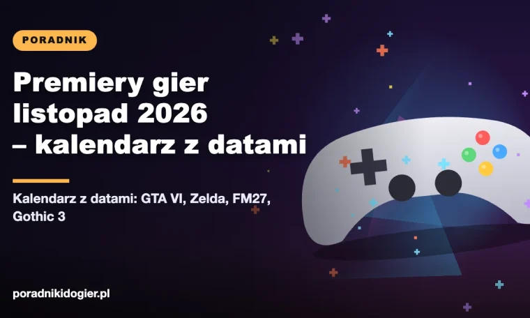 Okładka artykułu premiery gier listopad 2026 – kalendarz z datami GTA VI, Zelda, Football Manager 27 i Gothic 3