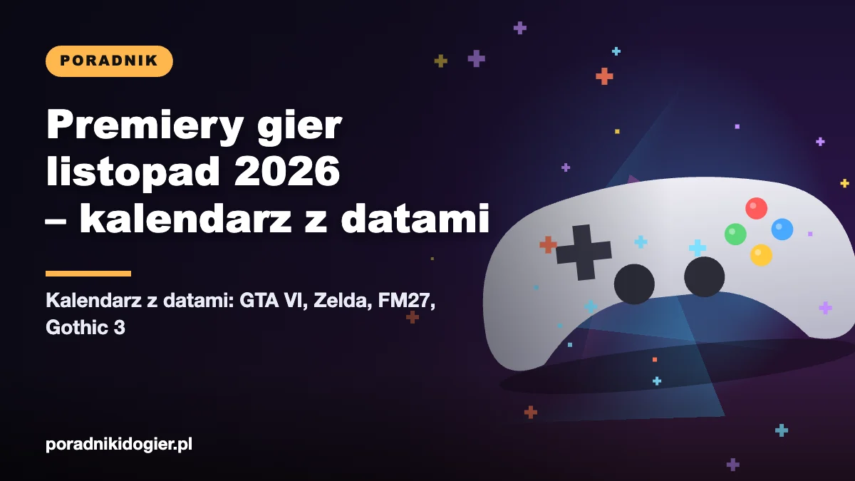 Okładka artykułu premiery gier listopad 2026 – kalendarz z datami GTA VI, Zelda, Football Manager 27 i Gothic 3