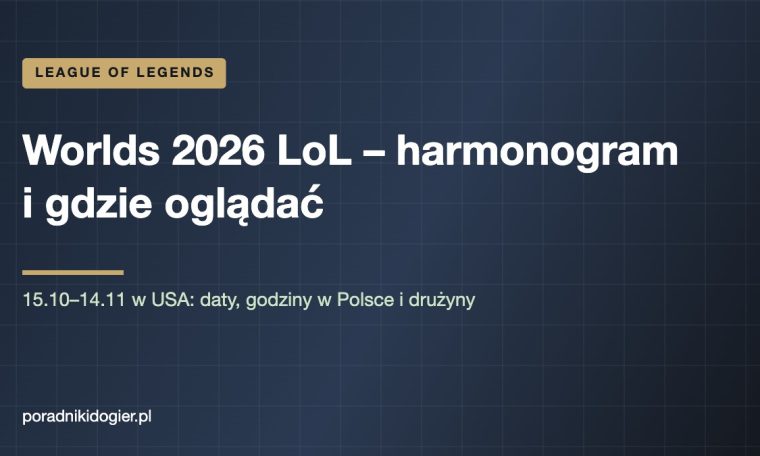Okładka artykułu o mistrzostwach świata League of Legends Worlds 2026